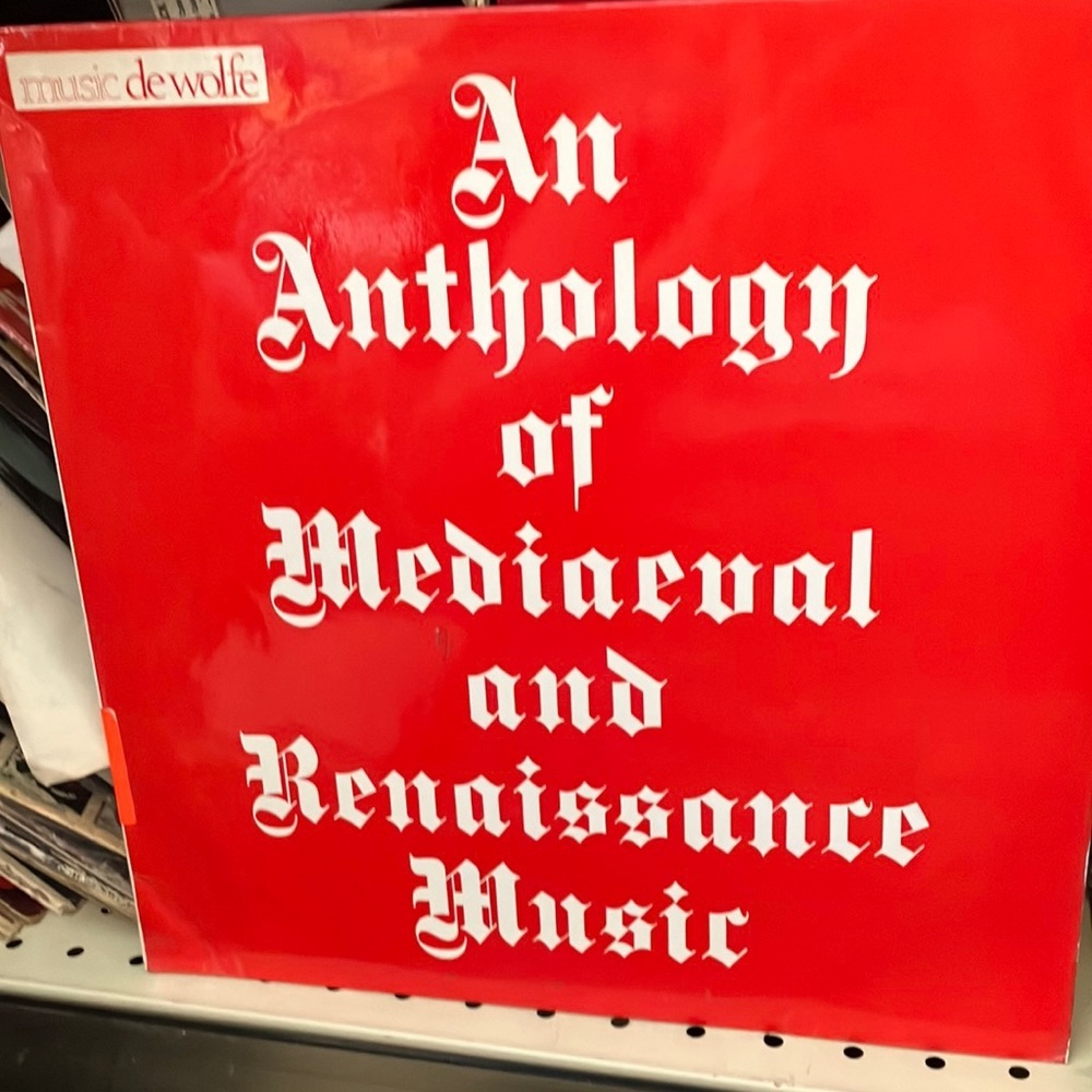 An anthology of mediaeval and renaissance music